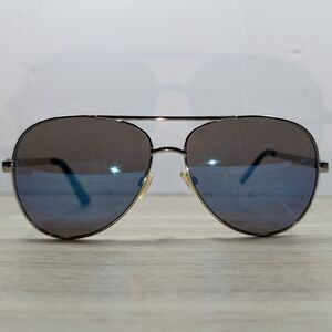 Aviator Sunglasses Metal Frame Dark Lens 100% UV Protection Classic